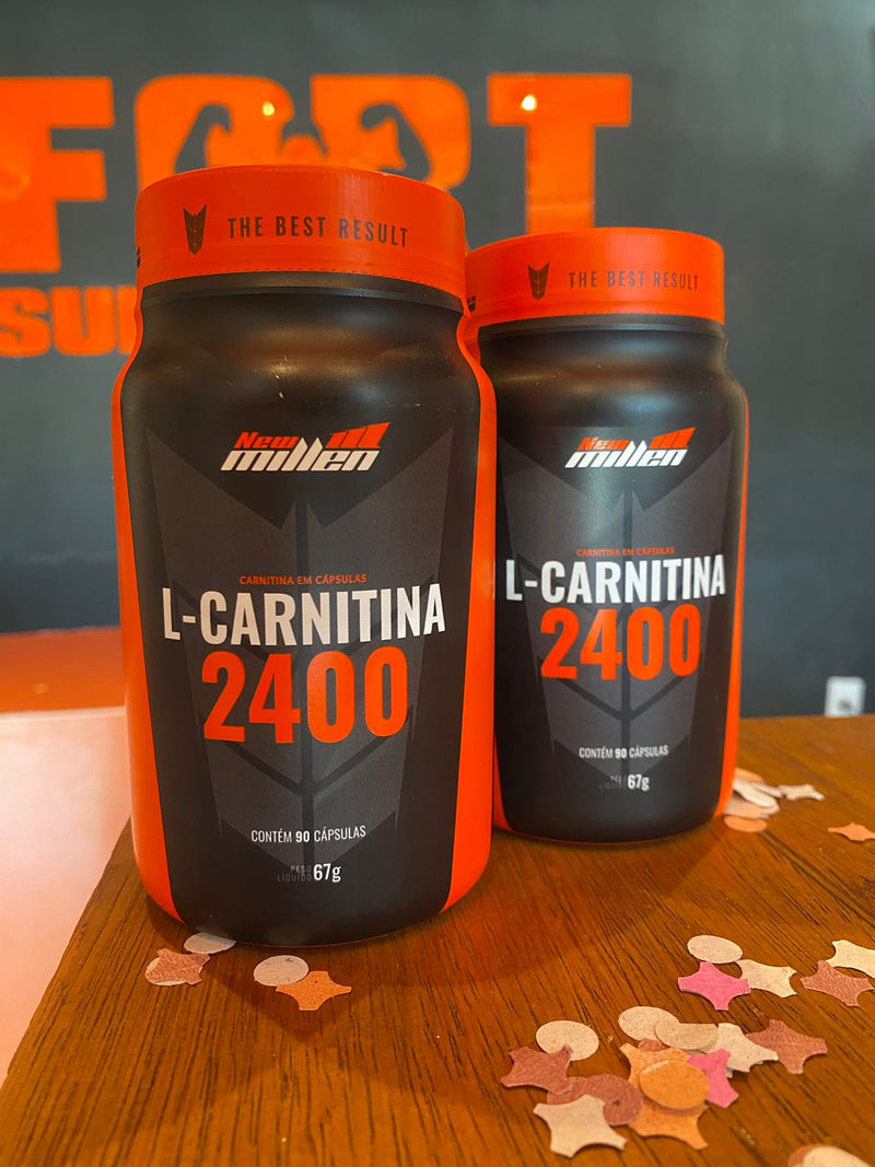 L-Carnitina 2400 New Millen - 90 Cápsulas