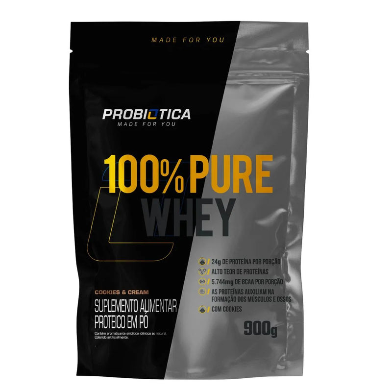 100% Pure Whey Probiotica - Refil 900G