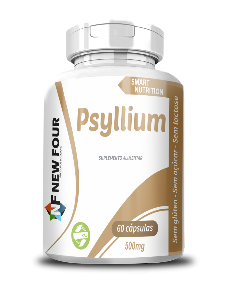 Psyllium New Four 60 cápsulas 500mg
